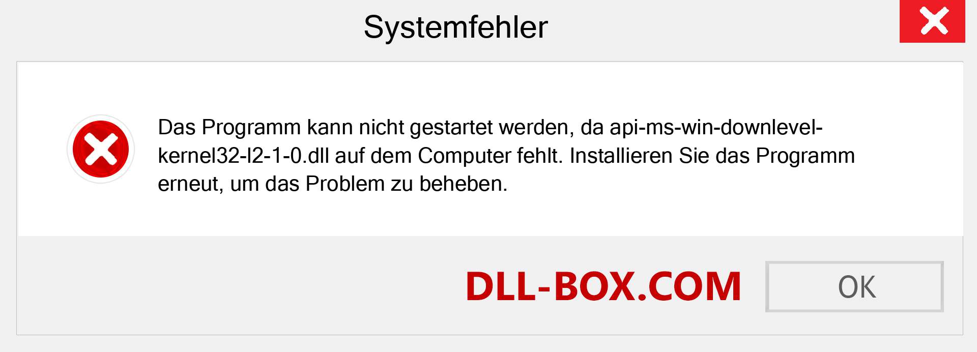 api-ms-win-downlevel-kernel32-l2-1-0.dll-Datei fehlt?. Download für Windows 7, 8, 10 - Fix api-ms-win-downlevel-kernel32-l2-1-0 dll Missing Error unter Windows, Fotos, Bildern